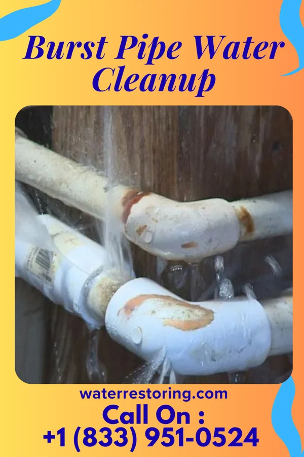 Burst Pipe Water Cleanup in Fair Oaks, VA